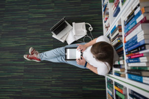 student-library-tablet
