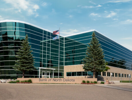 Photo of the exterior of Bank of North Dakota