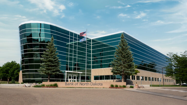 Photo of the exterior of Bank of North Dakota