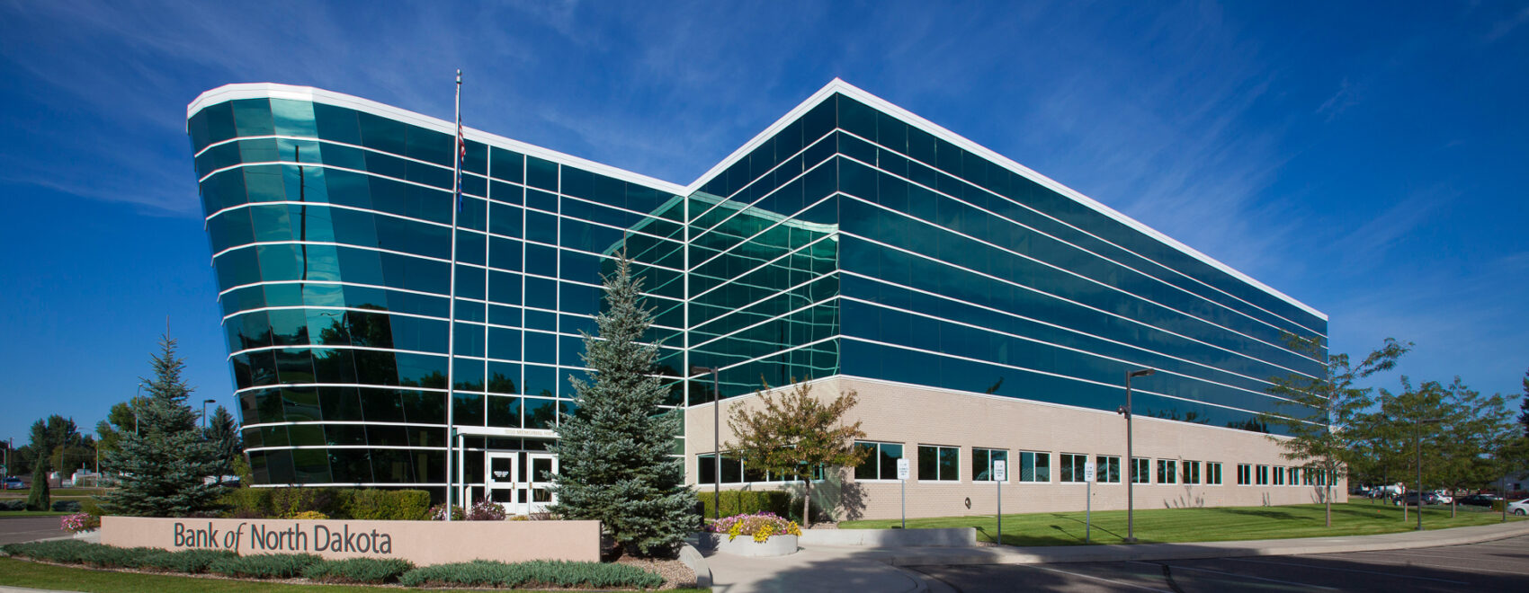 Photo of the exterior of Bank of North Dakota