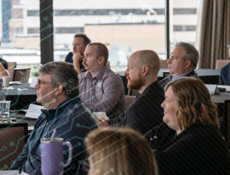 A group of people during the B3 Forum in Fargo
