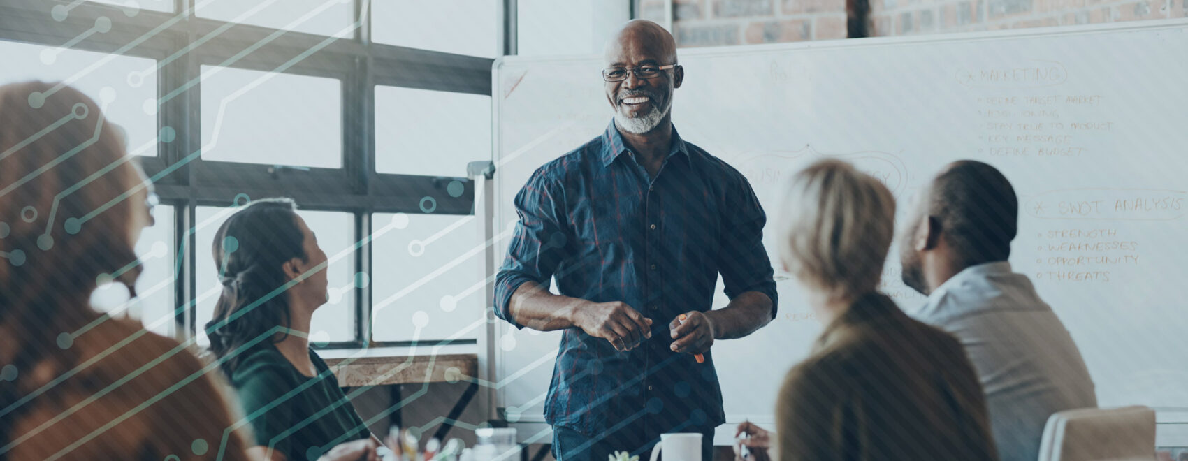 Group of People in an office