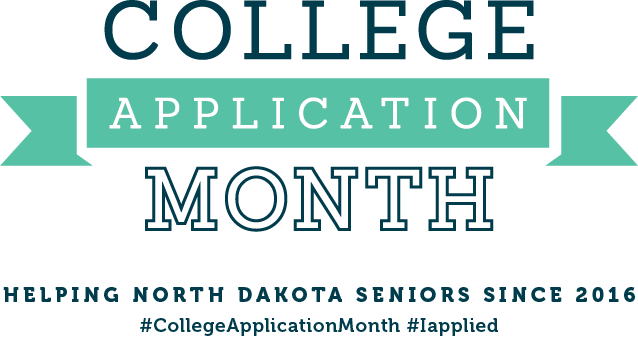 College Application Month logo with #CollegeApplicationMonth and #Iapplied