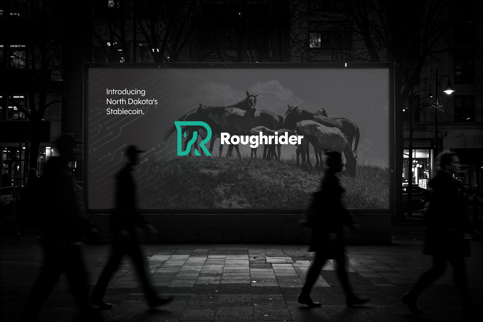 Photo of the Roughrider logo mockup